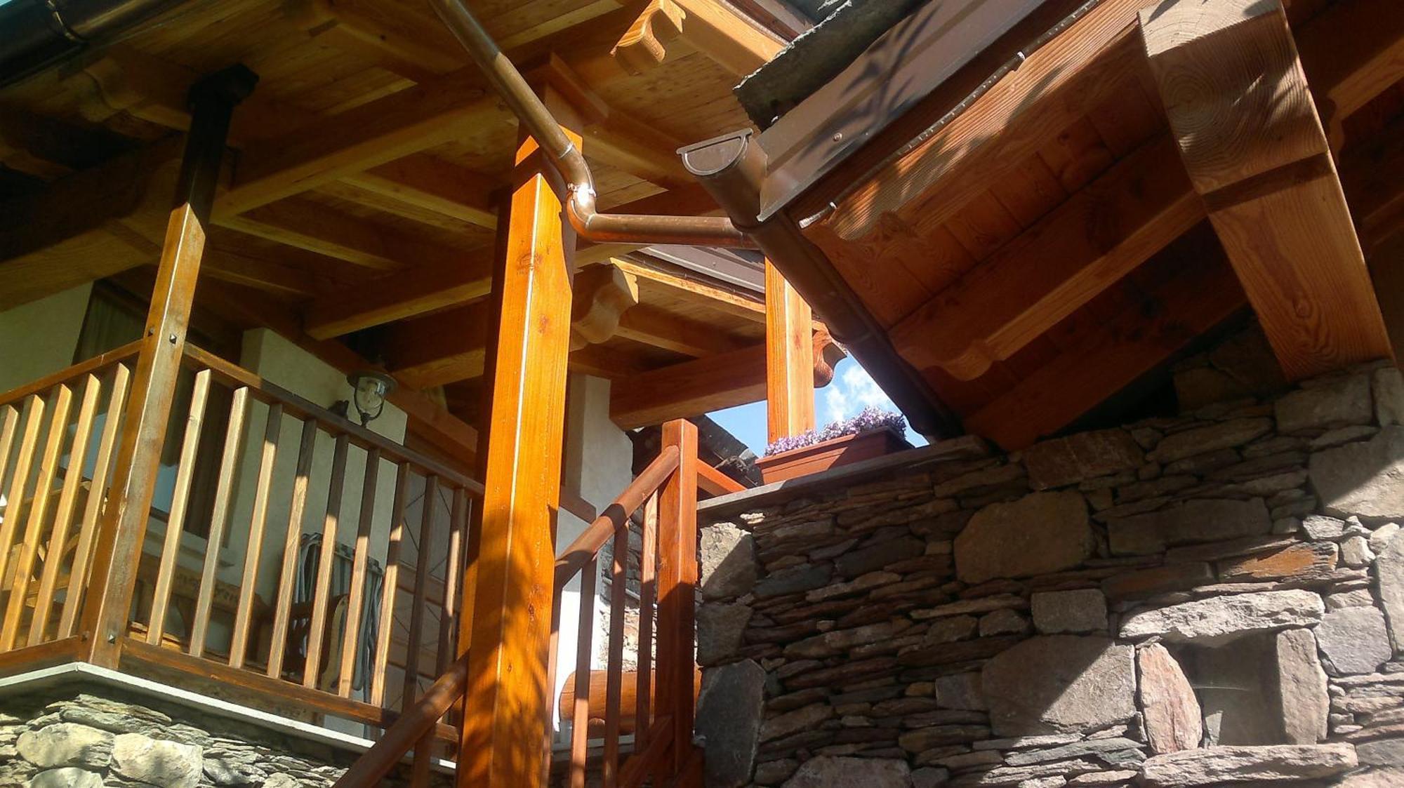 Eco Chalet Maison Dominique Challand-Saint-Anselme Zewnętrze zdjęcie